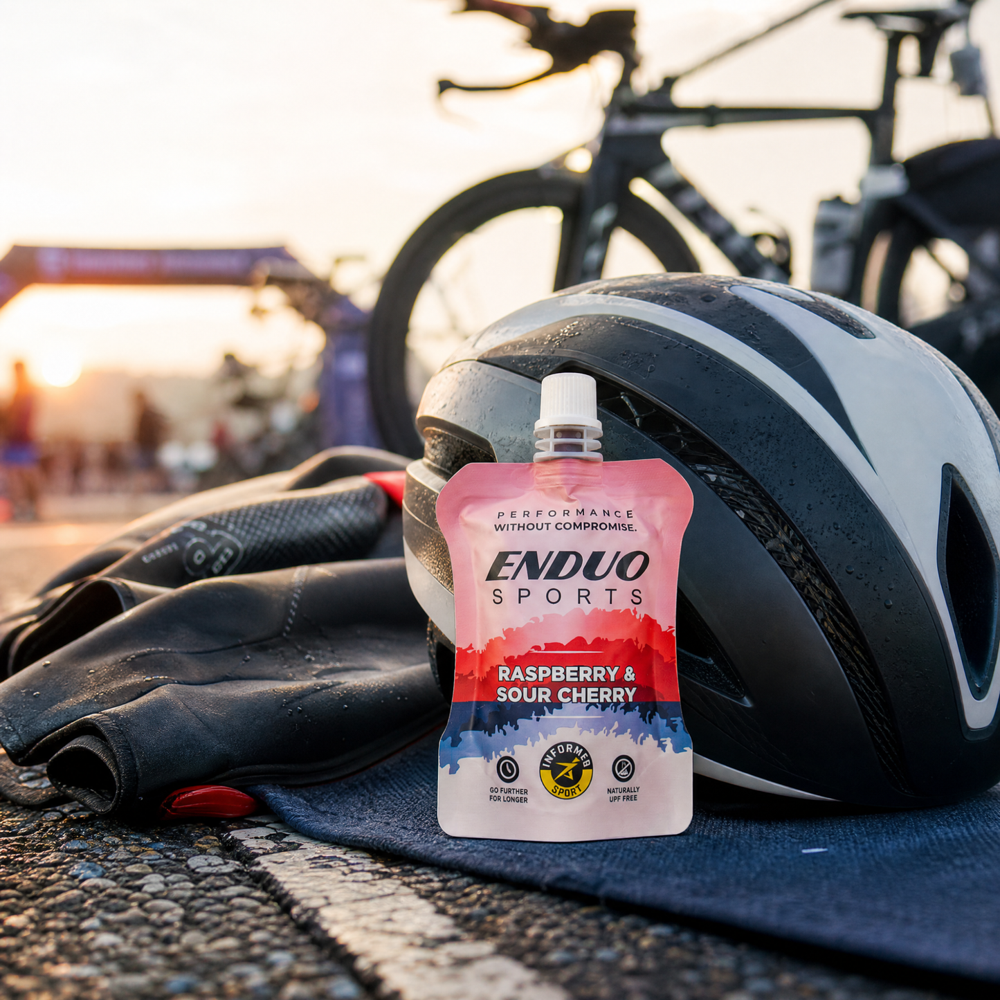 Raspberry & Sour Cherry Organic Energy Pouch