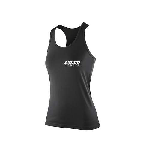 Organic Cotton Ladies Racerback Vest - Sporty Fit