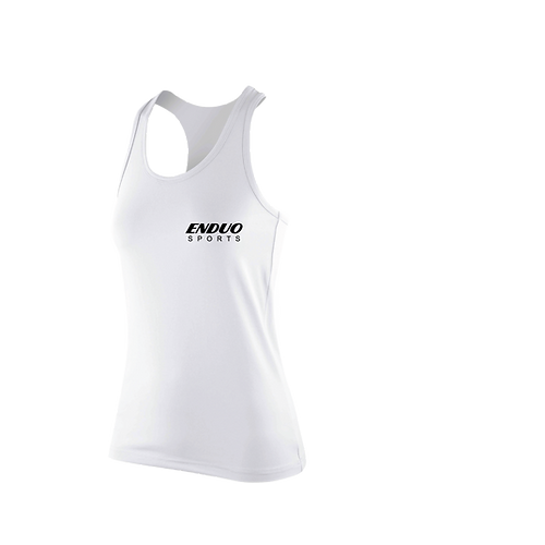Organic Cotton Ladies Racerback Vest - Sporty Fit